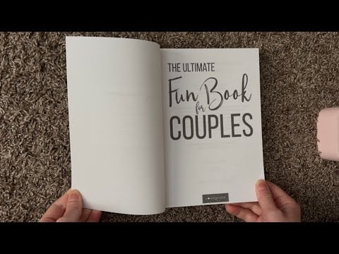 ASMR Flipping Through The Ultimate Fun Book For Couples | No Talking