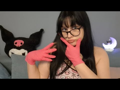 Goofy Ahh Face Exam ASMR (Latex Gloves, Personal Attention, Realistic Massage)