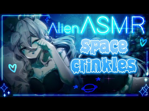 Quick ASMR Relief: Alien Girl Brain Treatment 👽💤Plasticwrap + Sunscreen | No Talking!