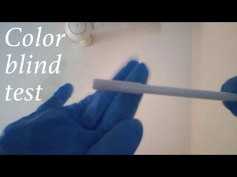 ASMR | 1 Minute 30 Seconds Color Blind Test ("what Color is this" with camera tapping)