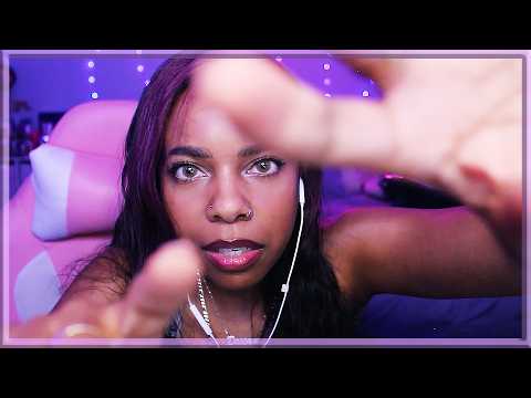 ASMR ✨ THERE'S SOMETHING IN YOUR EYE👁 Up Close & Personal + Gum Chewing