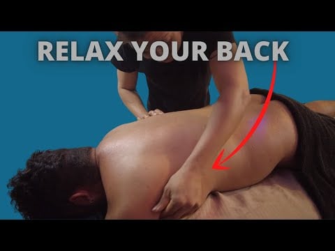 Full Back Relaxation Massage | Therapist Home Visit | Sleep ASMR