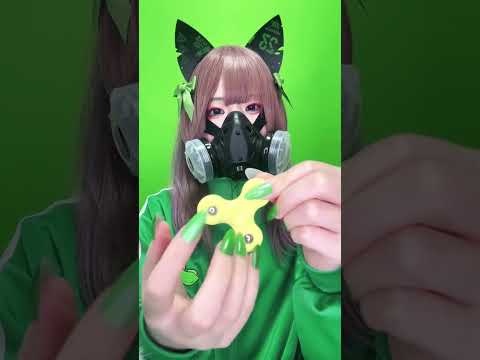 【ASMR】黄色のものでASMR#shorts #ASMR #ASMR屋さん #四葉の抹茶