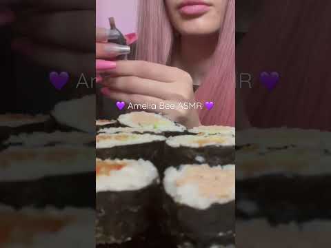 Do you put soy sauce on your sushi? 🍣 #mukbang #asmrfood