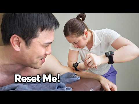 ASMR She Reset Me! Deep Tissue Sports Massage + Assisted Stretching