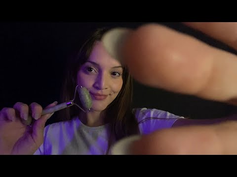 ASMR massagem para alívio de dor de cabeça com SONS DE BOCA 💤