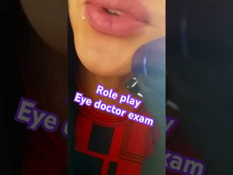 #asmr #asmrtriggers #relaxing #triggers #relaxingsounds #satisfying #tingles #roleplay #asmreyeexam