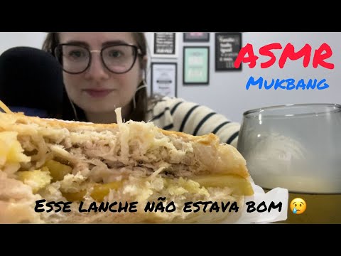 ASMR MukBang comendo XIS #asmr #mukbang #mukbangbrasil