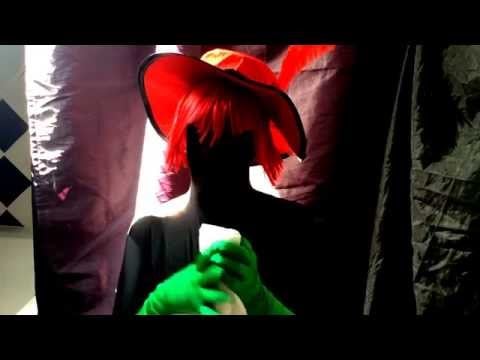 Zentai ♥ Green Opera Gloves♥ Roses