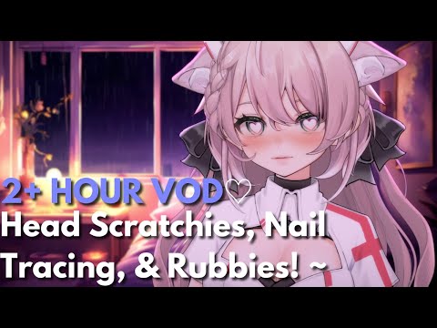 ASMR Head Scratchies, Nail Tapping & Rubbies! ~ ♡ (Binaural) (3DIO)
