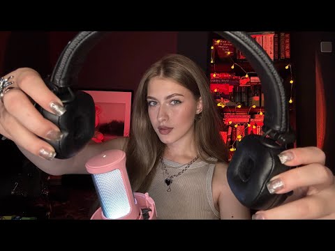ASMR Sleep In 13 Minutes •☆• mic scratching, mouth sounds, soft whispers, brush, pillow, headphones