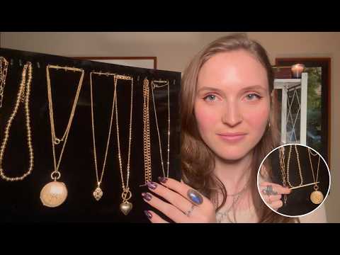 ASMR The Necklace Boutique 💎 (close-up, over-explaining)