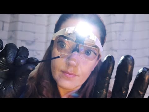 ASMR Dermatologist Extractions and Skin Exam, Soft Speaking 