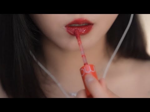 ASMR 100 Layers of Lip Gloss 💄✨ Ultimate Mouth Sounds Trigger #ASMR #SleepAid #Tingles #Whispering