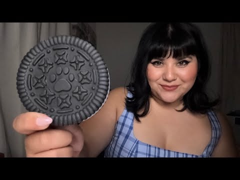 ASMR Eating Fake Food🥕🧁(Oreo,chocolate bar,carrot)