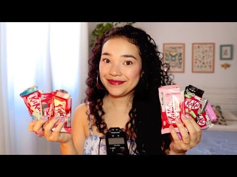 ASMR Provando Novos Sabores de KitKat 🍫#2 