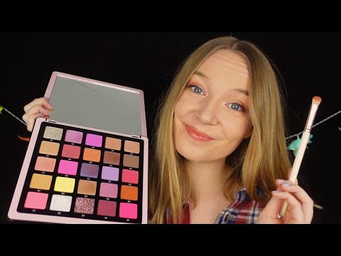 ASMR Doing My Makeup (Whispered, Makeup Sounds)