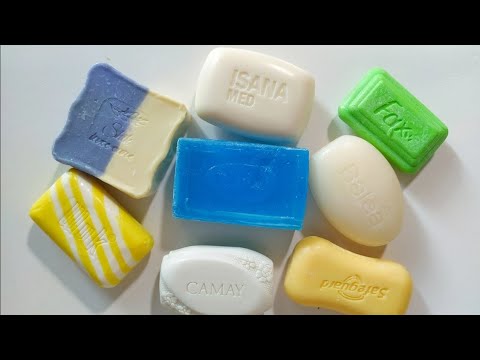 Dry Soap carving ASMR\ relaxing sounds\ No talking. Satisfying ASMR video\ Cutting soap