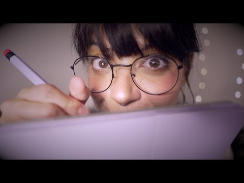 don't mind me... I'm NOT drawing you... | ASMR