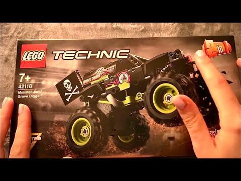 😴 Lego ASMR ❤️- Let's Build the Grave Digger [Monster Truck] - Clicky Whispering