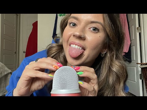 ASMR| Mouth Sounds, Inaudible Whispers, & Teeth Tapping/tapping triggers