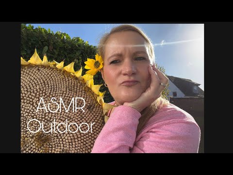 [ASMR] deutsch/german - Outdoor ASMR in my Garden 🌻🌼☀️🐈 | random Trigger | whisper | talk