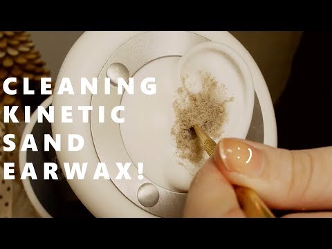 ASMR Cleaning Full of Kinetic Sand Earwax 키네틱샌드 귀청소