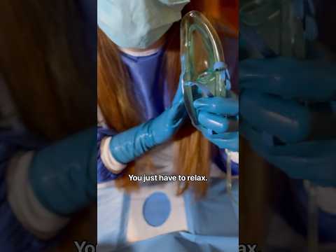 You just have to relax, and the nurse will think for the rest #medicalexam #latexgloves