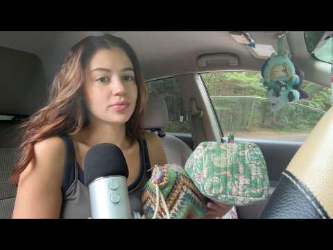 ASMR GRWM in My Car | Relaxing Nature Sounds + Tapping & Rummaging