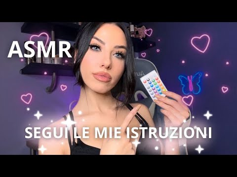 ASMR - Segui le mie Istruzioni per Dormire, ma puoi chiudere gli occhi alla fine 😴