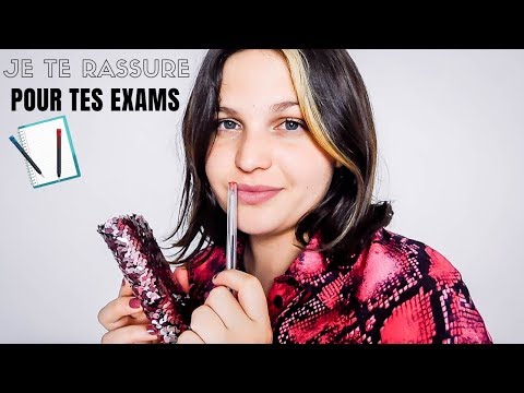 ASMR FRANÇAIS⎪ROLEPLAY Je te rassure pour tes examens 📓 + Mic Brushing (Brevet, Bac, Partiels etc)