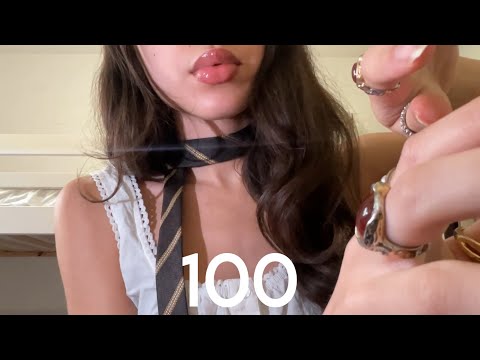 ASMR 100 triggers in 1 MINUTE challenge