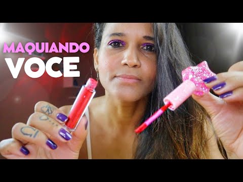 ASMR MAQUIANDO VOCE 💄