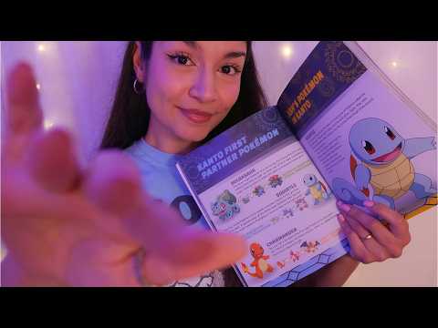 ASMR Relaxing Pokémon Trigger Words (Page Flipping & Whispers) 💤