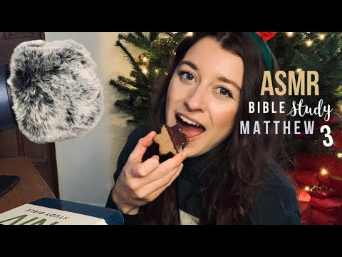 ASMR GINGERBREAD COOKIES MATTHEW 3 MUKBANG & BIBLE STUDY  먹방 갈색 오레오 초콜릿