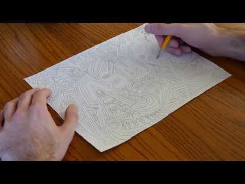 [ASMR] Binaural Pattern Drawing