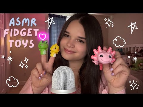 ASMR With My Fidget Toy Collection (Squishing, Tapping, Scratching!)