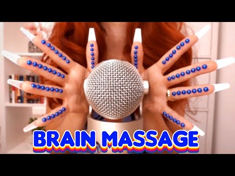 ASMR BRAIN Massage 🌟 Mic Scratching, Crunchy Sounds, Crinckle Sounds, Squeeze Toy, Tapping & more