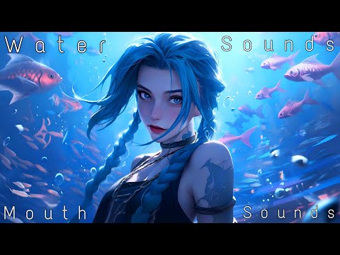 ASMR • Water Sounds • Soft Mouth Sounds • You Will Sleep Soundly With This Combo •