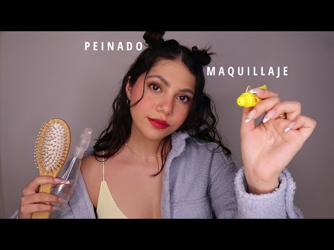 ASMR tu amiga te arregla para ir a la escuela📒 (roleplay) | Dámaris ASMR♡