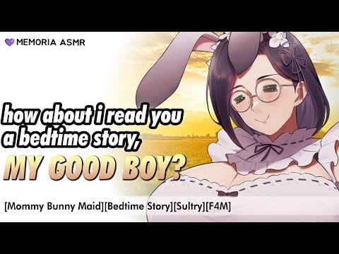 Bunny Mommy Maid Helps You Sleep!🌙[Mommy Bunny Maid][Bedtime Story][Sultry][F4M]