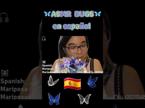 ASMR Bug Searching in Spanish - Looking for Butterflies 🦋 Buscando Bichos #asmrlanguages