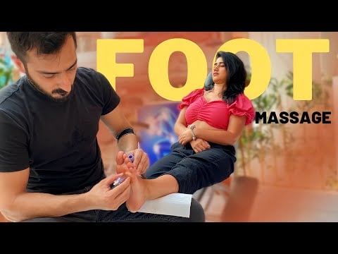 FEMALE MASSAGE FOOT - ASMR MASSAGE YAKUP