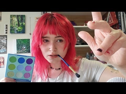 ASMR Doing Your Festival Makeup (you're a famous singer and on stage in an hour)