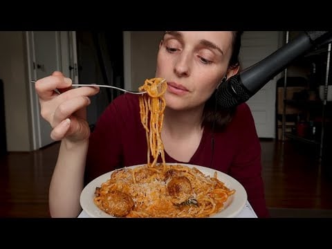 Eating Spaghetti & Meatballs With a Friend (That is You! ^_^) ~ ASMR Whispering