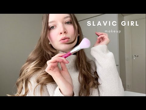 ASMR Doing your SLAVIC GIRL MAKEUP roleplay 💄