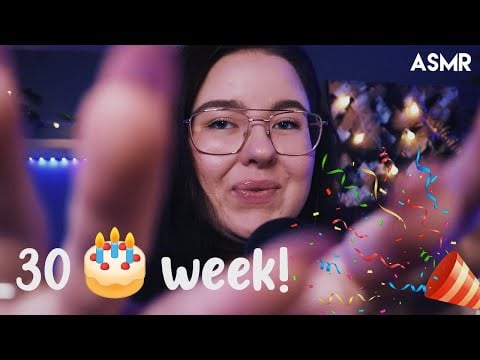 ASMR 🎉 30 Birthday Week börjar! - personal attention + nageltriggers ✨