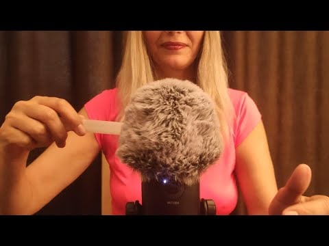 🎧 ASMR Background * Magic Wand & Fluffy Mic Scratching * No Talking - Sleep, Study, Relax