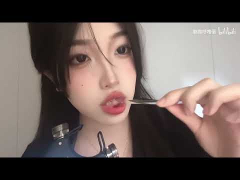 ASMR🎧 | Saliva painting dual channel! Comforting mouth sounds