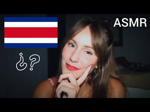 ASMR🎧 ADIVINANDO PALABRAS DE COSTA RICA🇨🇷 palabras DETONANTES (muchos susurros) - asmr español